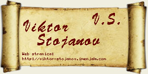 Viktor Stojanov vizit kartica